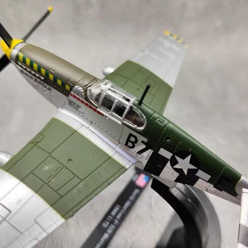 ZEZEFUFU 1:72 سبيكة الحرب العالمية الثانية أمريكا الشمالية P-51B موستانج مقاتلة نموذج طائرة الطيران العلوم نموذج in Saudi Arabia