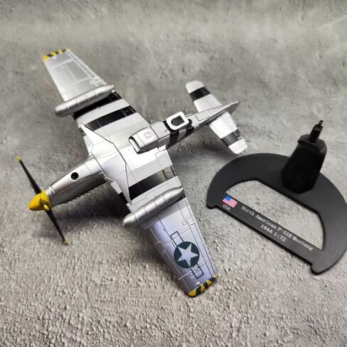 ZEZEFUFU 1:72 سبيكة الحرب العالمية الثانية أمريكا الشمالية P-51B موستانج مقاتلة نموذج طائرة الطيران العلوم نموذج in Saudi Arabia