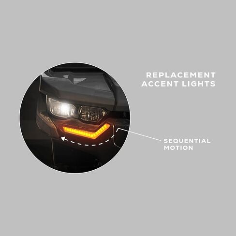 WD Electronics متوافقة مع مصابيح Can-AM Defender الأمامية 2020+، مجموعة إشارة الانعطاف القانونية للشارع المتكاملة، التوصيل والتشغيل السهل in Kuwait