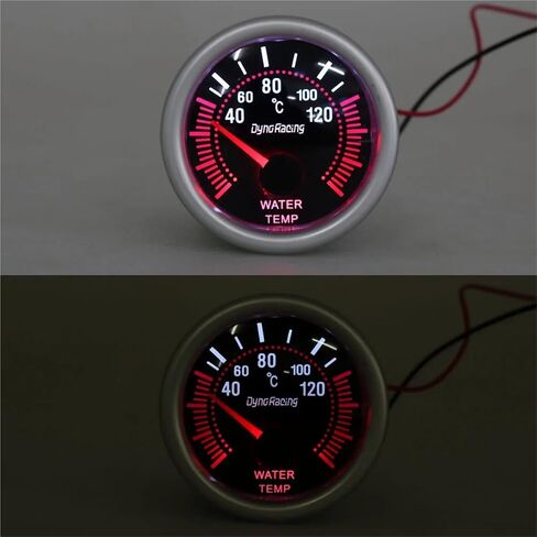 2 ''52 مللي متر العالمي الدخان عدسة الرقمية مقياس درجة حرارة الماء 40-120C 12 فولت LED سيارة متر in Saudi Arabia