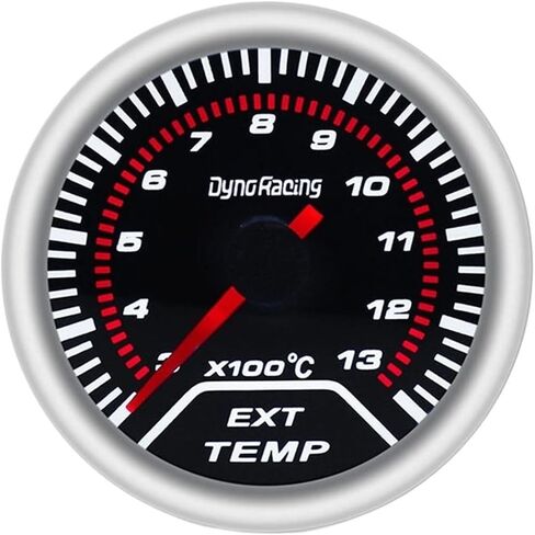 2" 52mm Exhaust Gas Temp Gauge Smoke Lens 300-1300C Auto Car Meter BX101234 in Saudi Arabia