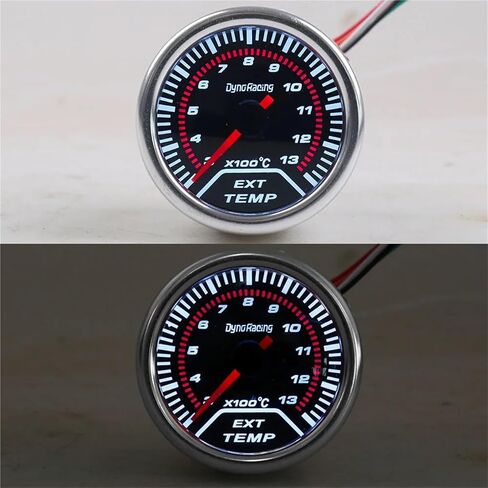 2" 52mm Exhaust Gas Temp Gauge Smoke Lens 300-1300C Auto Car Meter BX101234 in Saudi Arabia