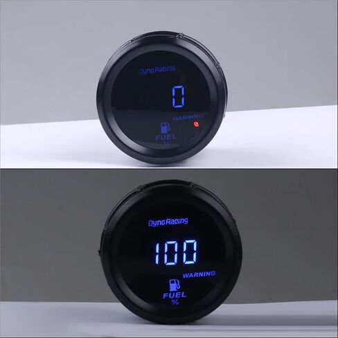 2" 52mm Universal Fuel Level Gauge Digital Percent Display Car 0-100% Car Meter 8-18V in Saudi Arabia