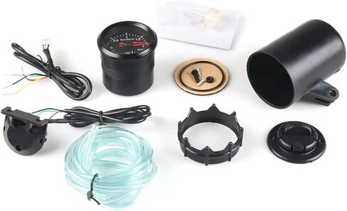 2" 52mm 7 Colors LED Car Auto 2BAR Boost Gauge Meter High Speed Stepper Motor with Sensor BX101487 in Saudi Arabia