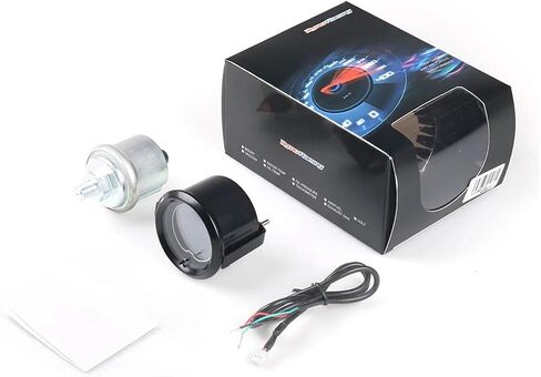 Oil Press Gauge 0-150PSI Digital 7 Colors Colorful 2" 52mm with Sensor in Saudi Arabia
