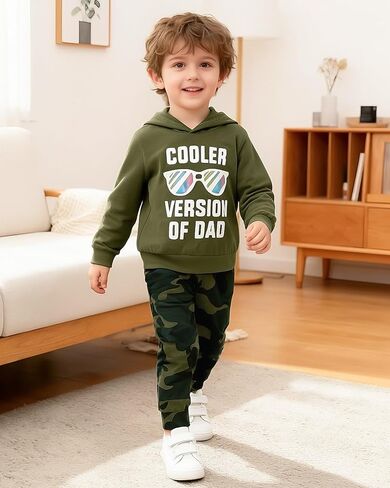 DISAUR Toddler Boy Clothes Baby Outfits, Little Boys Summer Letter Printed Short Sleeve with Pants 2PCS Clothing Set in Saudi Arabia
