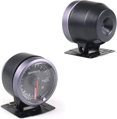60MM Black Face Air Fuel Ratio Gauge White/Amber Light with Peak Function Narrowband BX101484 in Saudi Arabia