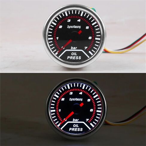 2" 52mm Oil Pressure Gauge with Sensor 0-7 Bar Car Meter BX101949 in Saudi Arabia