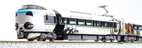 قطار KATO 10-1847 N Gauge 287 Series Panda Kuroshio Smile Adventure Train، مجموعة من 6 قطع (منتج مخطط خاص) in Kuwait