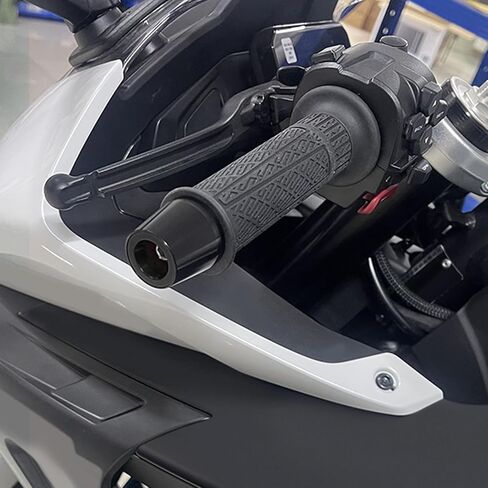 MFGZD S1000R شريط دراجة نارية ينتهي المكونات، CNC سبائك الألومنيوم المقود ينتهي القبضة التوصيل متوافق مع BMW S1000R S1000 R S1KR (أسود، لـ S1000R) in Saudi Arabia