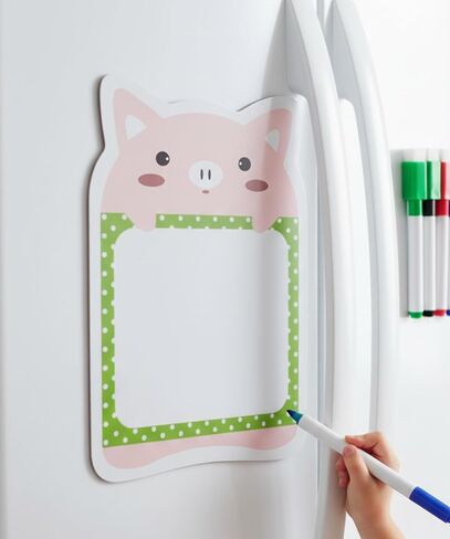 Animal Shaped Magnetic Dry Erase Board with 4 Eraser Markers Perfect as Original Gift for Boys and Girls or Older (Owl) in Saudi Arabia