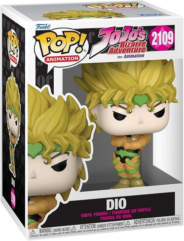 فانكو بوب! الرسوم المتحركة: مغامرة جوجو العجيبة - DIO - شخصية الفينيل القابلة للتجميع - فكرة هدية - بضائع رسمية - ألعاب للأطفال والكبار - محبي الرسوم المتحركة - شخصية نموذجية لهواة الجمع in Saudi Arabia