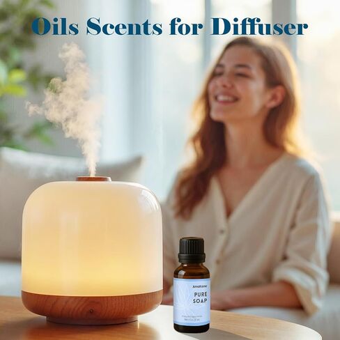 زيت عطري صابون نقي من أماكان 30 مل، زيت عطري نظيف للغسيل، زيت ناشر ممتاز للمنزل، زيت عطري طويل الأمد للشموع والصابون وصناعة المنزل in Kuwait