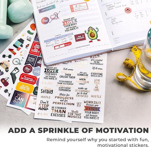 حزمة ملصقات Clever Fox Mega - أكثر من 2000 ملصق مخطط صغير للبالغين - كتاب ملصقات للنساء - ملحقات التقويم الجمالي والمجلات in Kuwait