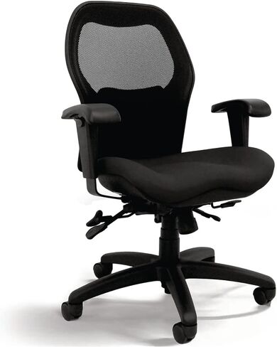 Seating Sola LT Ergonomic Office Chair | Comfortable Mid Back Computer Chair | Back Support Office Chair | Ultra-Soft | Ergonomic Lumbar Support Chair | (Sapphire Blue) in Saudi Arabia