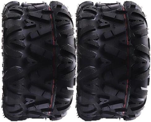 2 قطعة إطارات بدون أنابيب للطرق الوعرة مقاس 8 بوصات أمامية 19x7.00-8 خلفية 18x9.50-8 إطار فراغ متوافق مع نماذج مركبات ATV UTV Quad Go Kart Buggy ما بعد البيع (قطعتان أماميتان) in Kuwait
