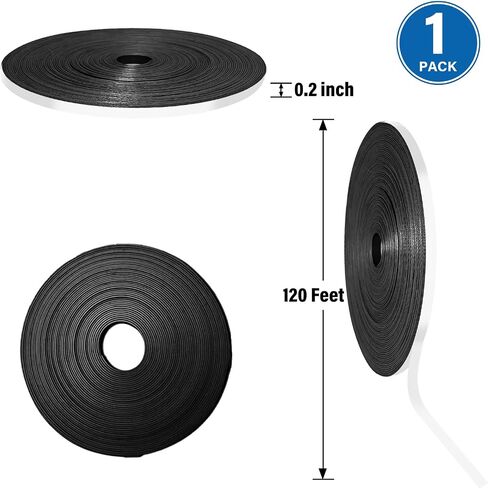120 Ft White Magnetic Tape for Classroom Chalkboard,Fine Line 1/5“ Highlighter Tape - 24 mil Thin Magnet Tapes,40 Yards in Saudi Arabia