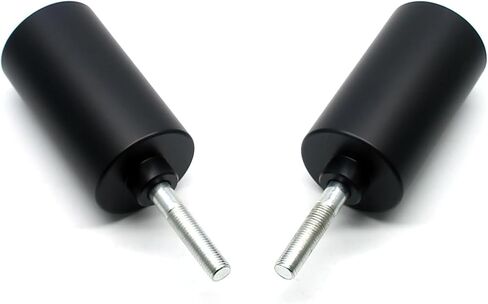 MZS Motorcycle Frame Sliders ، Falling Crash Protector Huards No Cut Kits Black متوافق مع Z650 2017-2024 / EX650 ER6F EX 650 2017-2024 / Z650RS 2022-2024 in Kuwait