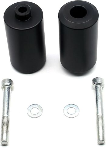 MZS Motorcycle Frame Sliders ، Falling Crash Protector Huards No Cut Kits Black متوافق مع Z650 2017-2024 / EX650 ER6F EX 650 2017-2024 / Z650RS 2022-2024 in Kuwait