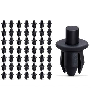 Replacement Parts for 50x 8mm Nylon Retainer Clip Push-Type with Open End for Volkswagen Jetta Passat Mod-A58PP-75526 in Kuwait