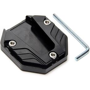 Frame Forks Universal Scooter Motorcycle Bike Kickstand Extender Foot Side Stand Extension Pad Support Plate Anti-skid Enlarged Base(Red) in Kuwait