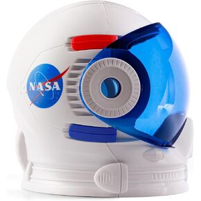 NASA Astronaut Helmet Halloween Costume Accessory for Kids – Wearable Space Helmet with Foam Padding, Sticker Sheet & Learning Guide, Easy Assembly, Great for Dress Up and Imaginative Play in Kuwait