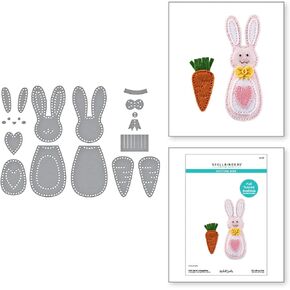 يموت Spellbinders S6-255 رفيق الجزرة المحفور من غرزة اللباد الربيعية وإنشاء مجموعة بواسطة نيكول سبور in Kuwait