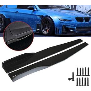 قطعتان من التنورة الجانبية لجسم السيارة العالمية، مجموعة ممتص الصدمات للناشر وينجليت، أسود، CA194 in Kuwait