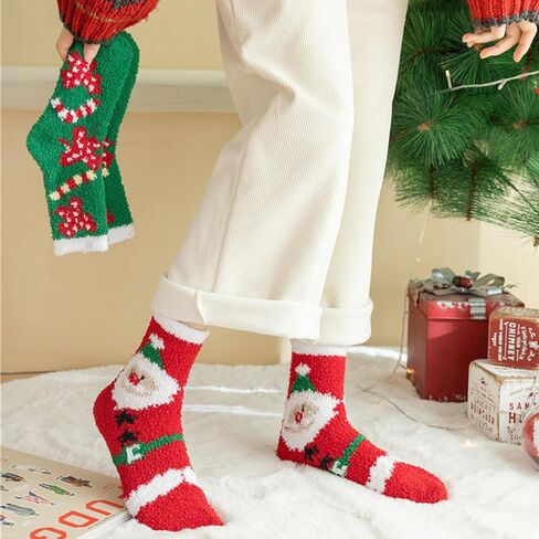 جوارب عيد الميلاد للنساء الرجال عيد الميلاد هدية الشتاء الجوارب غامضة لطيف مضحك رقيق الجوارب الجوارب العطلة in Saudi Arabia