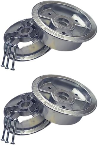 Set of 2 6″ Aluminum Tri-Star Wheel 3.5″ for Mini Bike Go Kart Drift Trike in Kuwait