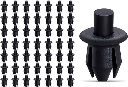 Replacement Parts for 50x 8mm Nylon Retainer Clip Push-Type with Open End for Volkswagen Jetta Passat Mod-A58PP-75526 in Kuwait