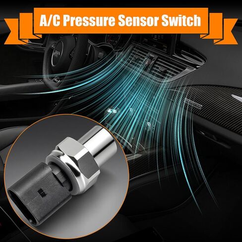 مفتاح مستشعر الضغط A/C 4H0959126B مناسب لـ 05-17 Audi A6 Quattro، 09-17 Q5، 08-17 R8، 07-17 S6، مستشعر ضغط قابض مكيف الهواء يستبدل OE # 4H0959126 4H0959126A 4H0959126B 8K0959126B in Kuwait