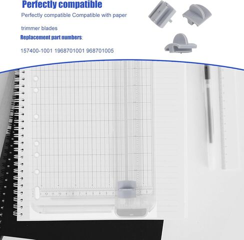 3pcs 157400-1001 Paper Trimmers Blades, Durable Paper Trimmer Replacement Cutter Blades Practical Cutting Tool Accessories Replaces 1968701001 1968701005 in Saudi Arabia