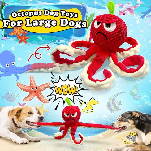 Jeefome Large Dog Toys/Squeaky Dog Toys/Dog Toys for Large Dogs/Plush Dog Toys/Big Dog Toys/Stuffed Dog Toys/Durable Dog Toys/Dog Chew Toys for Small, Medium, Large Dogs in Kuwait