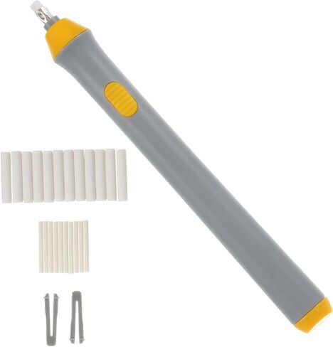 Electric Pencil Eraser Gray Electric Eraser for Professional Drafting Sketch Modification Tool Without Battery for Precise Highlighting and Drawing Correction in Saudi Arabia