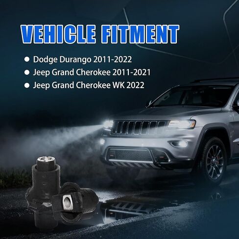 2PCS Suspension Subframe Cradle Bushing Compatible with Jee.p Grand Cherokee WK Dodge Durango, Replaces 52124861AB in Kuwait