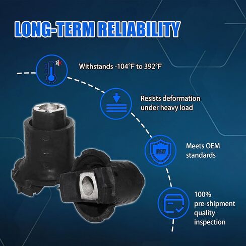 2PCS Suspension Subframe Cradle Bushing Compatible with Jee.p Grand Cherokee WK Dodge Durango, Replaces 52124861AB in Kuwait