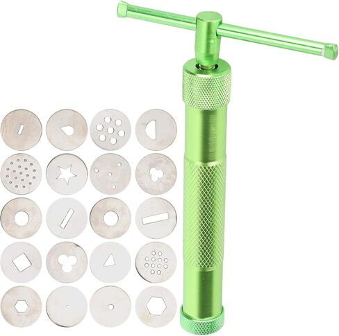 Stainless Steel Clay Extruder Rotating Clay Gun for Pottery Tools, for Ultralight Clay and Pastry in Saudi Arabia
