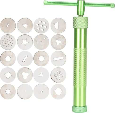 Stainless Steel Clay Extruder Rotating Clay Gun for Pottery Tools, for Ultralight Clay and Pastry in Saudi Arabia