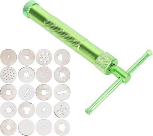 Stainless Steel Clay Extruder Rotating Clay Gun for Pottery Tools, for Ultralight Clay and Pastry in Saudi Arabia