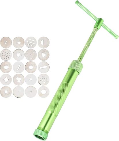 Stainless Steel Clay Extruder Rotating Clay Gun for Pottery Tools, for Ultralight Clay and Pastry in Saudi Arabia