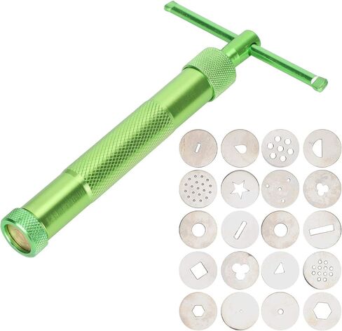 Stainless Steel Clay Extruder Rotating Clay Gun for Pottery Tools, for Ultralight Clay and Pastry in Saudi Arabia