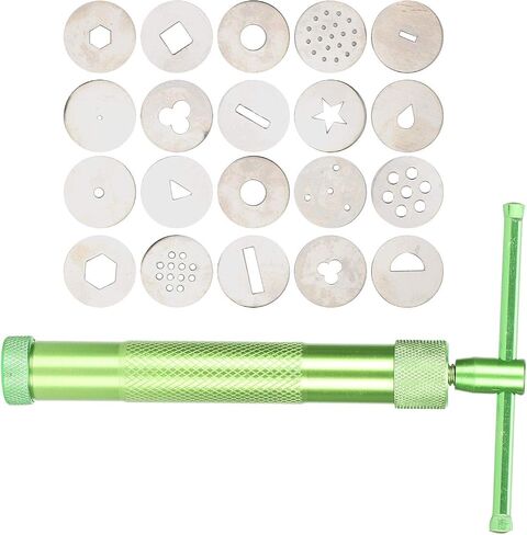 Stainless Steel Clay Extruder Rotating Clay Gun for Pottery Tools, for Ultralight Clay and Pastry in Saudi Arabia