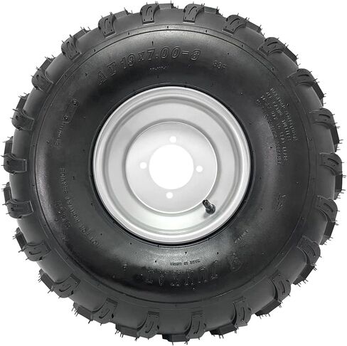 19x7-8 19x7x8 ATV Tire & Rim Wheel Assembly – 8-Inch 4 PLY Tubeless Off-Road Replacement Wheel for ATV, UTV, Go Kart, Buggy, Quad – Heavy-Duty Nylon Tire, Pre-Mounted (1pc) in Kuwait