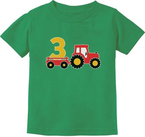 Tstars 2 Year Old 2nd Birthday Shirt Boy Construction Party Tractor Shirts for Boys in Kuwait