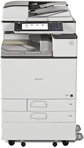 Renewed Ricoh Aficio MP C3503 Color Multifunction Copier - A3, 35 ppm, Copy, Print, Scan, 2 Trays and Stand (Renewed) in Saudi Arabia