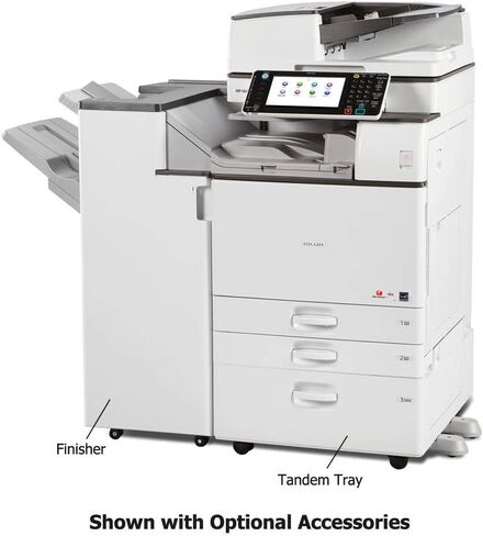 Renewed Ricoh Aficio MP C3503 Color Multifunction Copier - A3, 35 ppm, Copy, Print, Scan, 2 Trays and Stand (Renewed) in Saudi Arabia