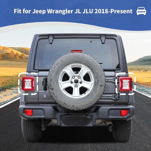 ل Jeep JL أضواء خلفية إطار غطاء الكسوة صالح لل جيب رانجلر JL JLU 2018-الحاضر الوردي الخارجي اكسسوارات 4 قطعة in Saudi Arabia