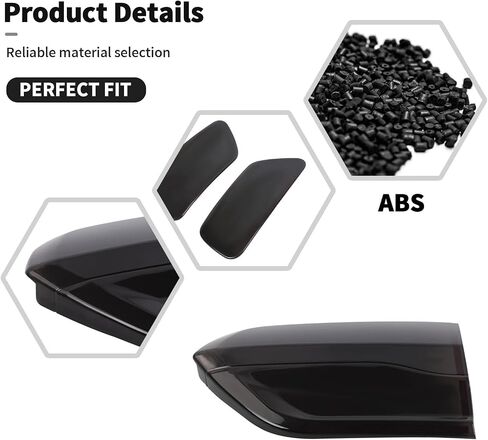 Smoked Black Tail Light Lamp Cover Guard Trim Decoration Exterior Accessories for Jeep Grand Cherokee 2014-2020 in Saudi Arabia