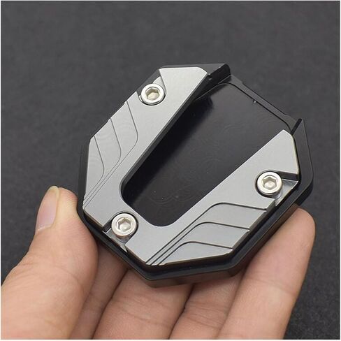 Frame Forks Universal Scooter Motorcycle Bike Kickstand Extender Foot Side Stand Extension Pad Support Plate Anti-skid Enlarged Base(Red) in Kuwait